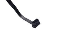 Maßgefertigtes 16-Pin OBDII Y-Kabel mit Matter Oberfläche, 4mm Abstand, Stecker-Buchse-Verbindung, PA66-Gehäuse, 90°C Betriebstemperatur, Ruisheng
