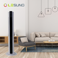 Ventilateur tour oscillant autoportant pour la maison et le bureau avec télécommande à écran LCD