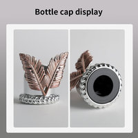 Flacon de parfum de luxe en verre 50 ml, vide, rechargeable, avec pulvérisateur à pompe à sertir, pour marque de niche, sérigraphie