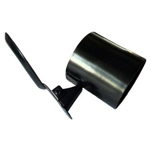 Capot de protection contre la pluie pour tuyau d'échappement de groupe électrogène diesel en acier noir pour installation de groupe électrogène - Product Image 1