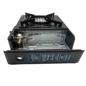 Estufa de Camping Portátil Automática a Gas <span class=keywords><strong>HappyHome</strong></span> para Cartuchos y Cilindros de Gas con Maletín Negro - Product Image 3