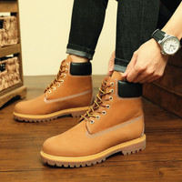 Bottes Spéciales en Cuir Pleine Fleur Marron Foncé Imperméables, Cuir de Vachette Mat pour Hommes et Femmes, Bottes de Travail, Bottes de Neige