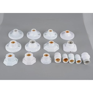 E27 Screw Type Lamp Holder Plastic High Temperature Resistant Lamp Base For Ceiling <b>Light</b> Fixture - Product Image 3