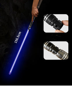 2024 Rechargeable RGB 15 Couleur Métal Hilt Dueling LED <span class=keywords><strong>Sabre</strong></span> avec Effet Sonore Cosplay métal jouet Épées <span class=keywords><strong>Sabre</strong></span> <span class=keywords><strong>Laser</strong></span> - Product Image 4