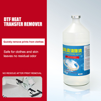 Solution de nettoyage DTF 1000 ml pour impression DTF, motifs de logo DIY, liquide de nettoyage DTF, nettoyant pour motifs, racloir