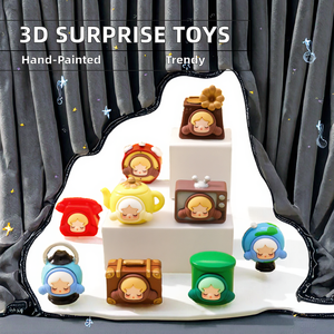 China fabricante 3D muñecas de dibujos animados personalizados juguetes sorpresa bolsas ciegas cajas misteriosas para niñas niños adultos Kinder regalos promocionales - Product Image 2