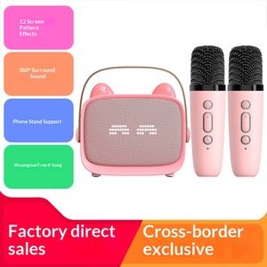Máquina de <span class=keywords><strong>Karaoke</strong></span> Inalámbrica T99 para Niños, Altavoz con Micrófono Dual, Música Estéreo de 360 Grados, Juguete Musical - Product Image 3
