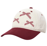 Nouveau design de tissu de qualité supérieure avec motifs imprimés personnalisés vintage, avec nœud papillon style coloré et bloqué, casquettes de baseball, chapeaux pour tenue décontractée