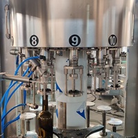 Machine de remplissage sous vide pour bouteilles en verre, machine de remplissage pour liquides à faible viscosité, machine de mise en bouteille entièrement automatique pour whisky et liqueurs