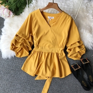 Blusas elegantes manga corta