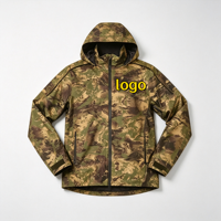 Veste parka camouflage pour homme, personnalisée, imperméable, coupe-vent et respirante, pour toutes les saisons, fermeture éclair, coque rigide