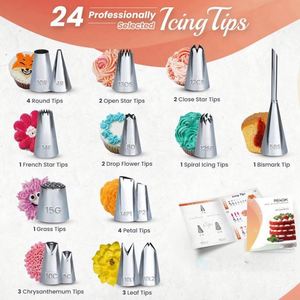 700-Piece Eco-Friendly Plastic Cake Turntable Set with Fondant Baking Tray and Decoration Nozzles for Bakeware Cake Decoration - Product Image 5