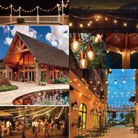 Guirlandes LED pour extérieur, imperméables, pour mariage, fenêtre, mur, décoration de fête