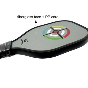 Raquette de pickleball d'entraînement en fibre de verre/carbone+PP, économique, durable, légère, 16 mm, personnalisable - Product Image 3