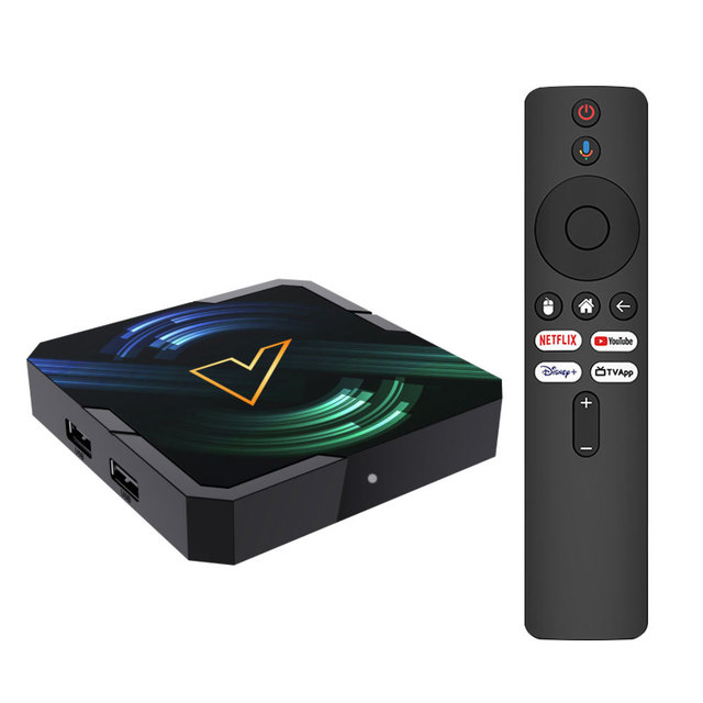Vontar R5 ATV Android 14 Set-top Box 4K HD Video Quad Core TV Box Realtek1325 CPU A55 Voice Remote Control