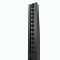Audfly EA18 Sistema de Sonido Activo de Columna de Madera de 12 Pulgadas, Altavoces Line Array Digitalmente Controlables