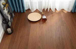 Planchers en bois multicouches, planches en noyer noir, revêtement de sol en bois lisse, <span class=keywords><strong>parquet</strong></span>, profil à clic - Product Image 6