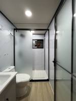 Maison préfabriquée extensible en conteneur de 20 pieds, 30 pieds, 40 pieds, structure en acier, bâtiment préfabriqué, maison mobile, maison modulaire