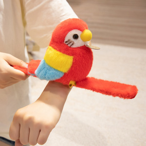 Bracelet à clipser avec pendentif d'épaule en peluche personnalisé : Pigeon, Perroquet, Animal à <span class=keywords><strong>bec</strong></span> géant, Vente en gros, Jouets pour bébés 12 cm - Product Image 5