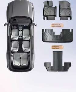 Tapis de sol spéciaux en TPE pour Li Auto L6 avec surface en tapis peluche double couche - Tapis de coffre de voiture - Tapis de sol intérieur - Product Image 2