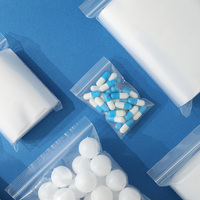 Sacs refermables en PE transparents, personnalisables, certifiés pour le stockage de matériel médical, alimentaire, vêtements, échantillons à risque biologique et accessoires