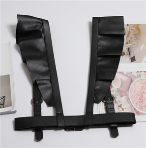 Cinture giarrettiera Punk da donna cintura imbracatura per il corpo Sexy Lingerie in pelle petto Harajuku bretelle cintura - Product Image 5