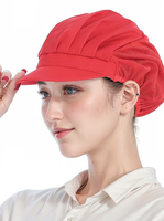 Usine bon prix filet à cheveux unisexe anti-poussière respirant anti-poussière casquettes cuisine chef travail chapeau