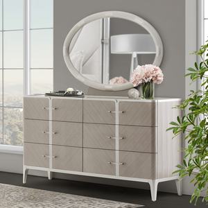 Commode élégante moderne personnalisée avec dessus en marbre élégant façade grise texturée Buffet à garniture <span class=keywords><strong>platine</strong></span> Armoire d'entrée - Product Image 6