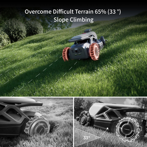 Tondeuse à gazon robotisée TRON AI avec navigation RTK sans fil, tondeuse robotisée pour grands terrains, moteurs à double moyeu pour pentes jusqu'à 65% - Product Image 5