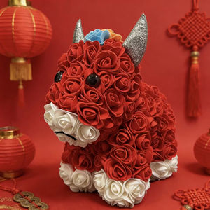 Unhappy Horse 2026, Muñeco de Caballo de Flores Artificiales, Decoración para Sala de Estar, Regalos para Fiestas, Regalos para el Festival de Primavera - Product Image 6