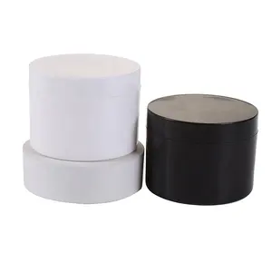 Double Wall pp cream jars 200g 250g cosmetics plastic cream jar pet jar with lid packaging body scrub container