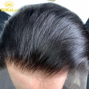 Pelucas de Cabello Humano Brasileño Virgen de Alta Calidad con Cutícula Alineada, Pelucas con Frente de Encaje de Diamante para Mujeres Negras - Product Image 1