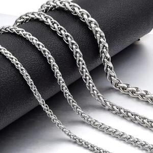 Stainless Steel Keel <b>Chain</b> Necklace <b>Titanium</b> Steel Flower Basket <b>Chain</b> Unisex Fashion Jewelry Gift Occasion Necklaces - Product Image 1