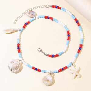 Collar Bohemio con Cuentas de Conchas Marinas, Colgante de Conchas Coloridas para Mujer, Joyería para Fiesta, Cadena para Clavícula, Accesorio de Moda - Product Image 3