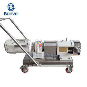 ปั๊มโรตารี่แบบลิ้น Bonve 50BV12-5 สำหรับอาหาร  สำหรับของเหลวความหนืดสูง เช่น ครีม  <span class=keywords><strong>พร้อม</strong></span>รถเข็น  รับประกัน 2 ปี - Product Image 3