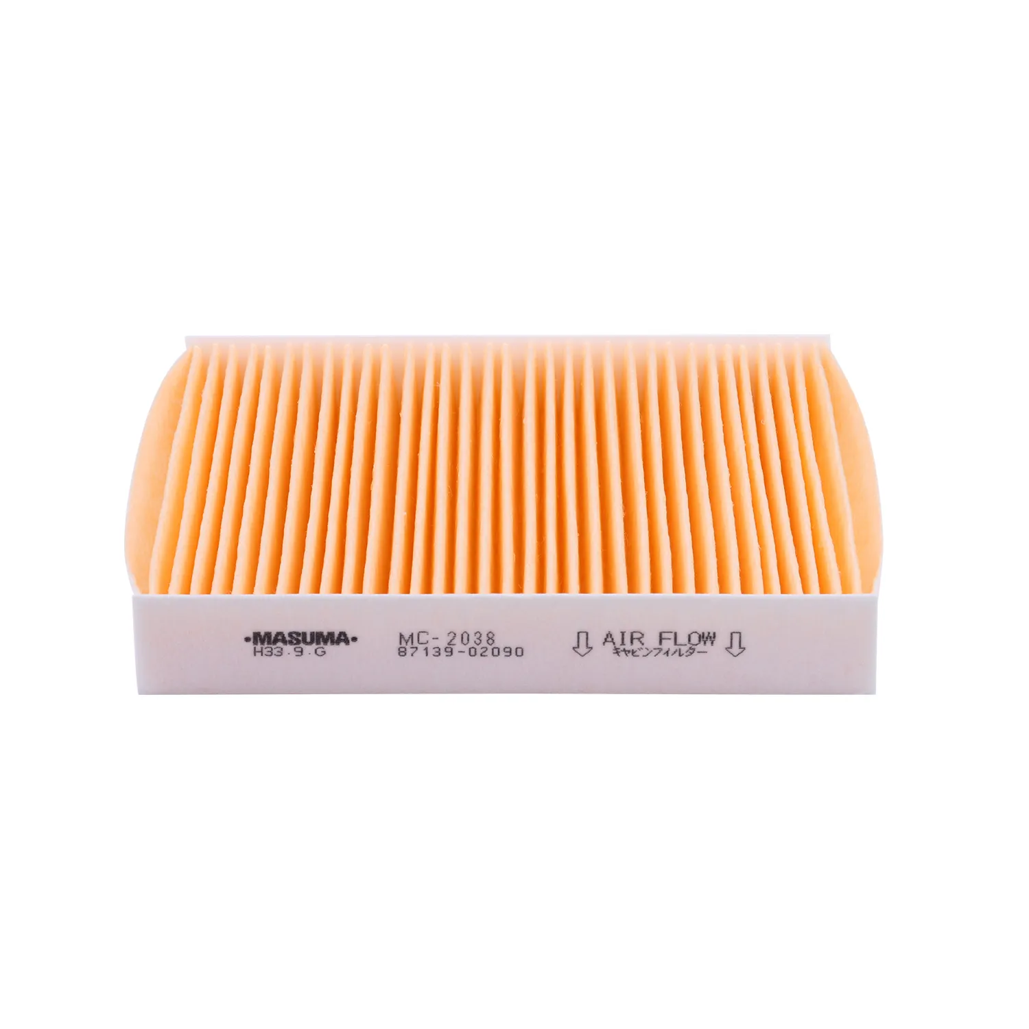 MC-2038 Japan MASUMA 87139-YZZ08 87139-yzz16 Cabin air filter for TOYOTA Camry Lexus car