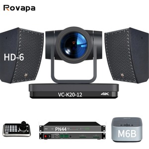 ระบบวิดีโอคอนเฟอเรนซ์ระดับมืออาชีพ โซลูชั่นกล้อง 4K พร้อมตัวควบคุมมิกเซอร์ ไมโครโฟน ชุดลำโพง ซูมออปติคอล NDI HD-M1 USB ตัวเครื่องโลหะ - Product Image 2