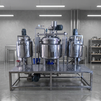Système d'équipement de fabrication pour mélangeur émulsifiant sous vide industriel, homogénéisateur à cisaillement élevé, pour crèmes cosmétiques, lotions et shampoings