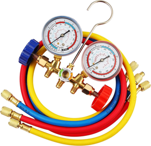 Conjunto de Manômetros para Reparação de Ar Condicionado Automotivo - Product Image 1