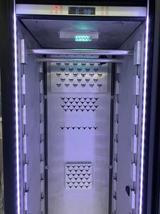 Armoire de maturation de bœuf Nuelead NE-344 à grand écran, écoénergétique, en acier inoxydable, avec cinq étagères, refroidissement par air, 450L - Product Image 5