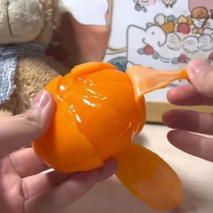 Juguetes de descompresión unisex para adolescentes, con cuentas grandes de burbujas naranjas, de rebote lento, juguetes creativos, artefacto musical de apretar, venta al por mayor - Product Image 1