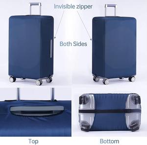 <span class=keywords><strong>Housse</strong></span> de protection pour <span class=keywords><strong>valise</strong></span> en nylon unisexe tendance en spandex, <span class=keywords><strong>housse</strong></span> pour bagage de voyage lavable à fermeture éclair, préférée du client - Product Image 5