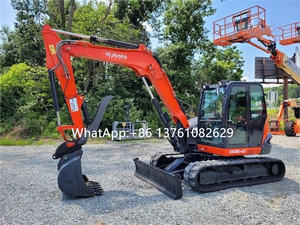 Excavatrice sur chenilles hydraulique d'occasion Kubota KX080-4 de 8 tonnes, excellent état, prix abordable, importée du Japon - Product Image 6