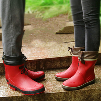 Bottes de pluie pour hommes, légères, imperméables, renforcées, antidérapantes, à large semelle en caoutchouc, pour la pêche, l'automne/l'hiver/l'été
