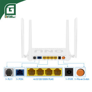 Router Wifi GPON ONU de 4 Puertos 4GE para Servicio de <span class=keywords><strong>Internet</strong></span> FTTH de Red de Fibra Óptica GETEKnet, Módem Onu - Product Image 6