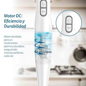 Frullatore manuale Grunkel 600W bianco per uso in cucina - Product Image 5