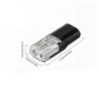 2 broches connecteur de fil enfichable épissure rapide câble électrique bornes à sertir pour fils câblage 22-18AWG LED connecteurs de voiture