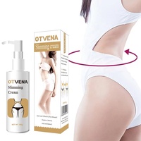 Crème amincissante OTVENA pour le remodelage corporel, crème chauffante à base de plantes biologiques pour la réduction de la graisse du ventre, des cuisses et de la taille