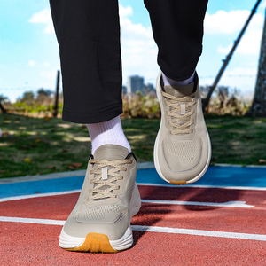 Zapatos Deportivos Casuales <span class=keywords><strong>para</strong></span> <span class=keywords><strong>Hombre</strong></span> con Logotipo Personalizado, Punta Ancha, con Cordones, Estilo <span class=keywords><strong>para</strong></span> Caminar y Correr, Malla Deportiva Suave, Zapatos Personalizados con Punta Ancha <span class=keywords><strong>para</strong></span> <span class=keywords><strong>Hombre</strong></span> - Product Image 3