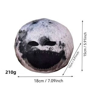 Nouvelle lune s'est réveillée en peluche poupée doux dessin animé Animation jeter oreiller maille doublure PP remplissage soulagement du Stress jeu conception emballé sous vide - Product Image 6